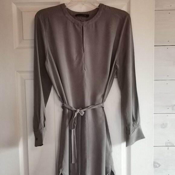 All Saints Shirt Style  Grey/Green Dress - Picture 1 of 12